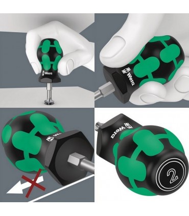 Wera 355 Stubby Pozidriv Tornavida PZ1x25mm 05008853001