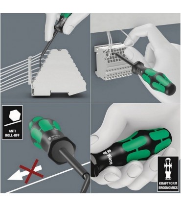 Wera 338 Sigorta Kutusu Yay Açma Tornavidası 0.6x3.5x81mm 05008102001