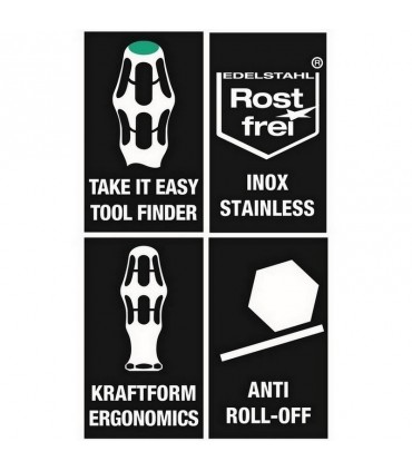 Wera 3367 Torx Tornavida TX8x60mm 05032050001