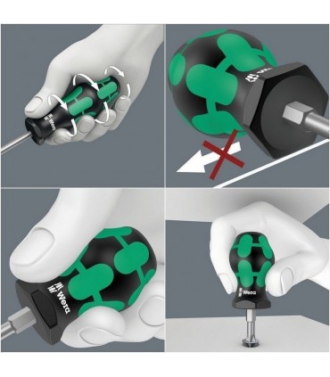 Wera 335 Stubby Düz Tornavida 25x1,0x5,5mm 05008842001