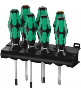 Wera 335/350/367/7 Düz Yıldız Pozidriv Torx Tornavida Set 7P 05320540001