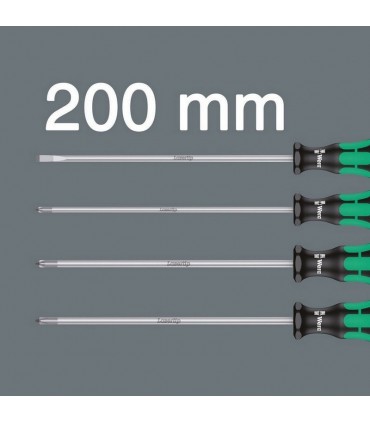 Wera 335/350/355/4 Kraftform Plus Tornavida Seti 200mm 05347736002