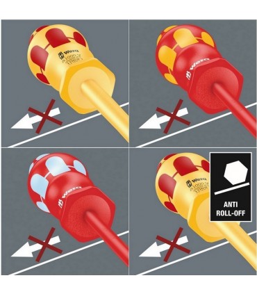 Wera 3160i VDE Düz Lasertip Tornavida 0.6x3.5x100mm 05022730001