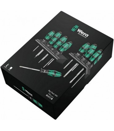 Wera Kraftform Big Pack 300 Karışık Tornavida Set 14P 05105630001
