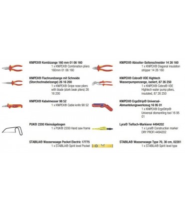 Wera 2go E1 Elektrikçi Alet Seti 05134025001