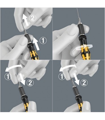 Wera 20 ESD Yarımay Hios Mikro Tornavida Bits Seti 05073671001