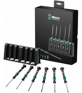 Wera 2067/6 Delikli Torx BO Elektronikçi Mikro Tornavida Set 6lı 05118154001