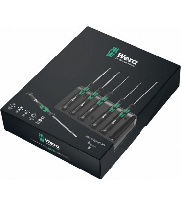 Wera 2067/6 Delikli Torx BO Elektronikçi Mikro Tornavida Set 6lı 05118154001