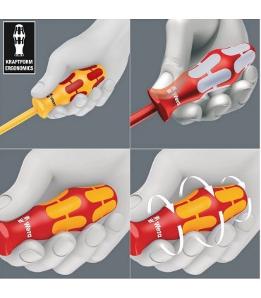 Wera 162i VDE Yıldız/Düz Tornavida PH/S2 100mm 05006381001