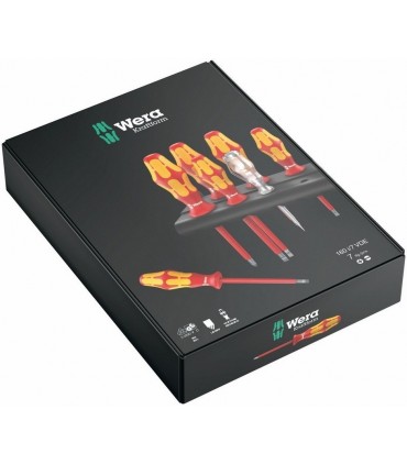 Wera 160 i/7 KF Plus 100 VDE Elektrikçi Tornavida Seti 05006147001