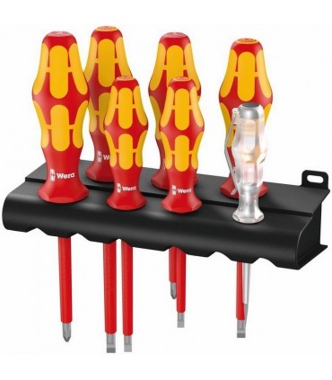 Wera 160 i/7 KF Plus 100 VDE Elektrikçi Tornavida Seti 05006147001