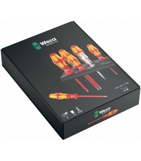 Wera 160i 165i KF Plus 100 VDE Elektrikçi Tornavida Seti 7P 05006148001