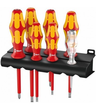 Wera 160i 165i KF Plus 100 VDE Elektrikçi Tornavida Seti 7P 05006148001