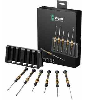 Wera 1578 A ESD Mikro Tornavida Yıldız Düz Set 6P 05030170001