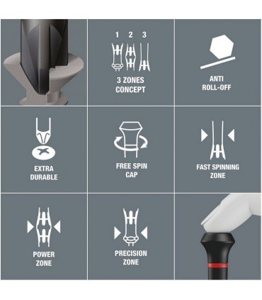 Wera 1550 ESD Mikro Yıldız Tornavida 60mm PH0 05030111001