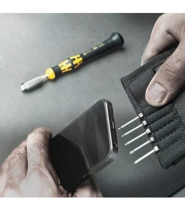 Wera 11 ESD Yarımay Hios Mikro Tornavida Bits Seti 05073670001