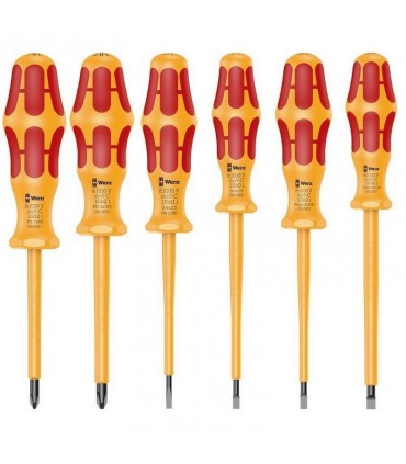 Wera 1060i/1065i/6 VDE İzole Tornavida Set 6P 05051576001