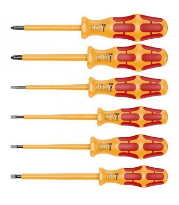 Wera 1060i/1062i/6 VDE İzole Tornavida Set 6P 05051575001