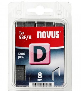 Novus D53F Galvanizli Düz Zımba Teli 8mm 1200 Ad 042-0375