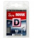 Novus D53F Galvanizli Düz Zımba Teli 10mm 600 Ad 042-0376