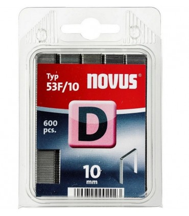 Novus D53F Galvanizli Düz Zımba Teli 10mm 600 Ad 042-0376