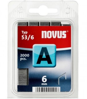 Novus A53 Galvanizli İnce Zımba Teli 6mm 2000 Ad 042-0355
