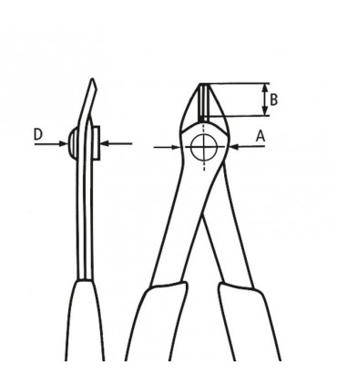 Knipex 78 61 140 Elektronikçi Süper Knips XL 140mm