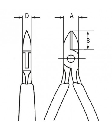 Knipex 7702115 Elektronikçi Yankeski 115mm