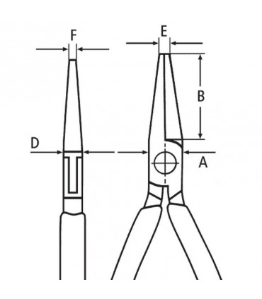 Knipex 3522115 Elektronikçi Kargaburun 115mm