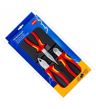 Knipex 00 20 12 VDE Pense Yankeski Kargaburun Seti 3P