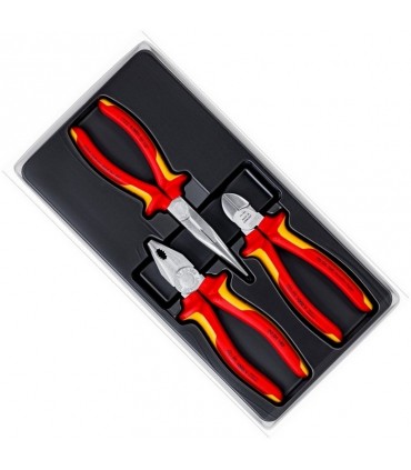 Knipex 00 20 12 VDE Pense Yankeski Kargaburun Seti 3P