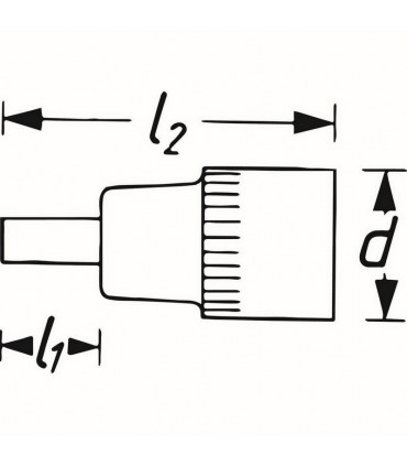 Hazet 985-14 1/2" Soketli Alyan Bits 14mm