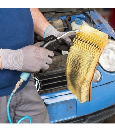 Hazet 9040P-4 Basınçlı Hava Üfleme Tabancası Eğik Boru 100mm