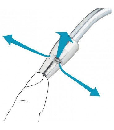 Hazet 9040P-4 Basınçlı Hava Üfleme Tabancası Eğik Boru 100mm