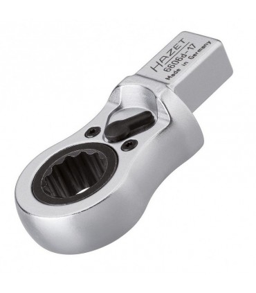 Hazet 6606D-17 14X18 Geçmeli Tork Ucu Yıldız Kaset Tip Yön Mandallı Cırcır 17mm