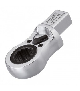 Hazet 6606D-16 14X18 Geçmeli Tork Ucu Yıldız Kaset Tip Yön Mandallı Cırcır 16mm