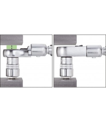 Hazet 6604-1 1/2" Kare 14X18mm Yön Mandallı Yassı Cırcır 40D