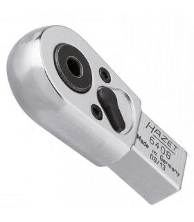Hazet 6408-1 9X12mm Tork Ucu Yön Mandallı 1/4" Bits Tutuculu Cırcır