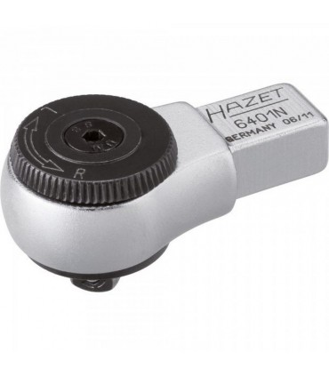 Hazet 6401N 9X12mm Geçmeli Tork Ucu 1/4" Yön Tekerli Cırcır 72D