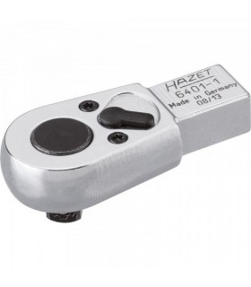 Hazet 6401-1 9X12mm Geçmeli Tork Ucu 1/4" Yön Mandallı Cırcır 20D