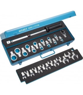 Hazet 6292-1CT/28 40-200Nm 14X18mm Açık Ağız-Yıldız Torkmetre Seti