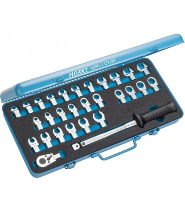 Hazet 6290-1CT/29 5-60Nm 9X12mm Açık Ağız-Yıldız Torkmetre Seti