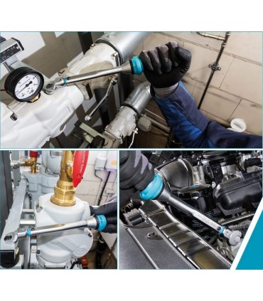 Hazet 5290-3CT 10-60Nm 9x12mm Değişken Uçlu Torkmetre ±%3