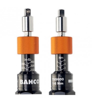 Bahco TSS600 1-6Nm Ayarlanabilir Torklu Tornavida 1/4" Kare Sürücü