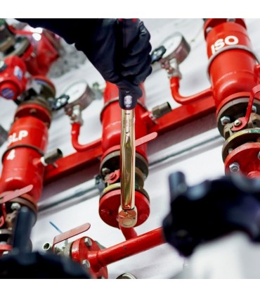 Bahco NS041-8-25 Kıvılcım Çıkarmaz 5-25Nm 1/4'' Cırcırlı Ayarlanabilir Tork Anahtarı