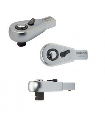 Bahco 9Q-1/2 Yön Mandallı Cırcır 9x12mm Tork Ucu 1/2" Bırakma Düğmeli