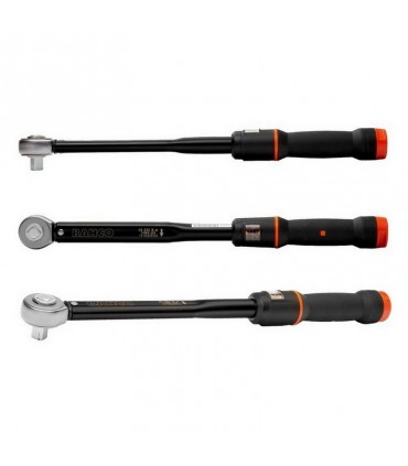 Bahco 74WR-100B 20-100Nm Ayarlanabilir Tork Anahtarı 3/8'' İtmeli Cırcır