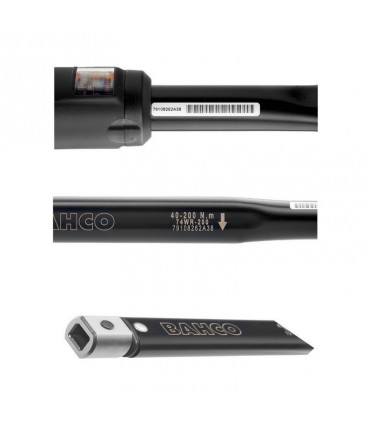 Bahco 74W14-300 60-300Nm Ayarlanabilir Tork Anahtarı 14x18mm Değişken Uçlu