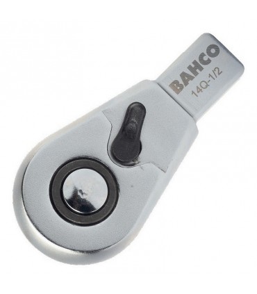 Bahco 14Q-1/2 Yön Mandallı Cırcır 14x18mm Tork Ucu 1/2" Bırakma Düğmeli