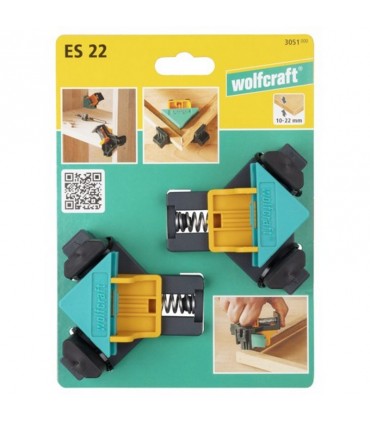 Wolfcraft 3051000 ES22 Açılı Köşe İşkence 2P 10-22mm
